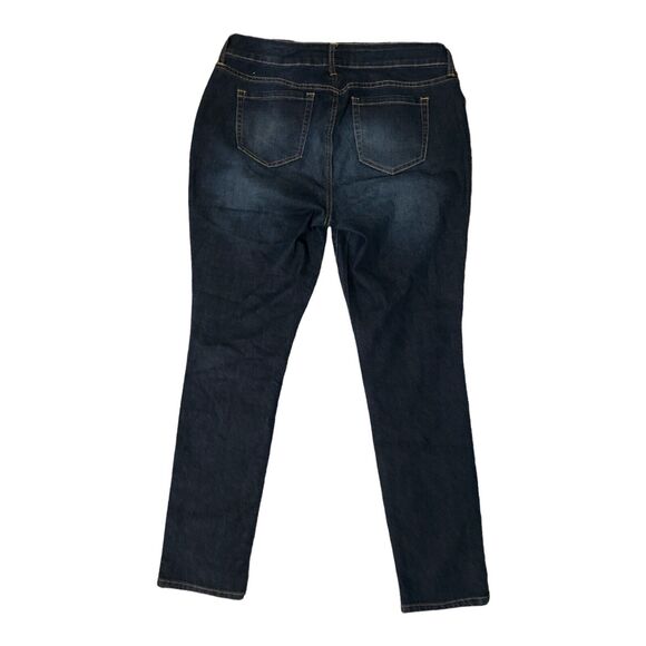 Torrid Curvy Skinny Jean Stretch Dark Wash Denim Jeans Women's 10S Short - Picture 5 of 6